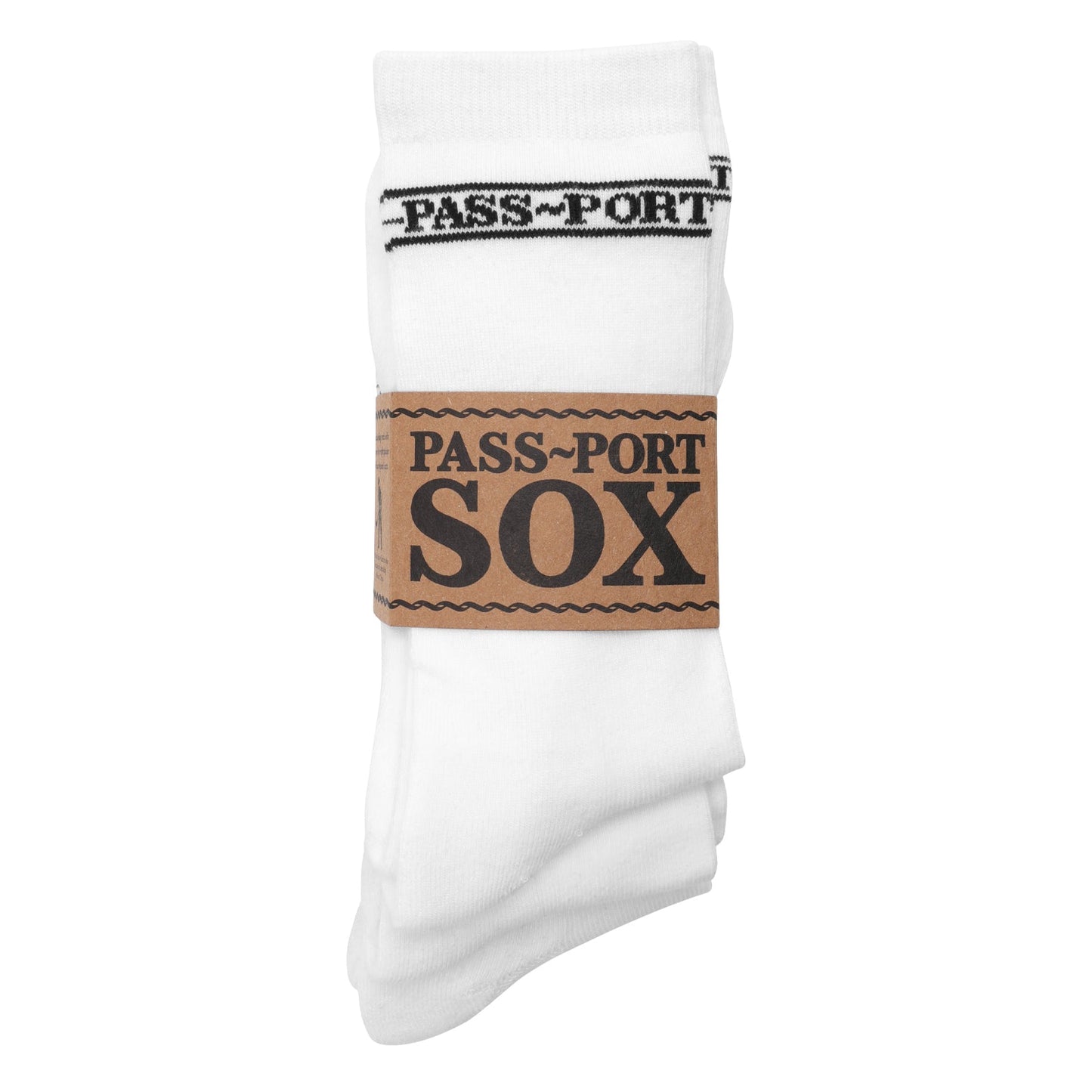 Pass~Port Hi Sox 3-Pack White