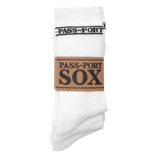 Pass~Port Hi Sox 3-Pack White