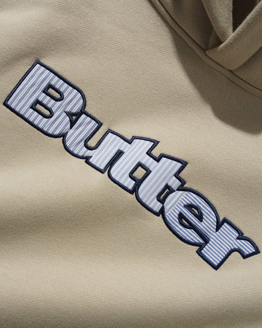 Butter Goods Stripe Logo Applique Pullover