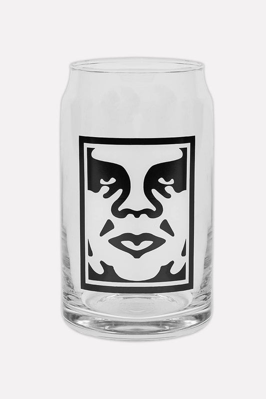 Obey Icon Drinking Glass Clear