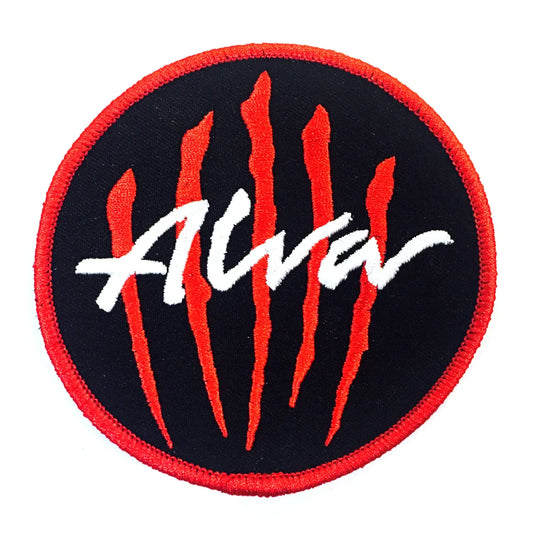 Alva Scratch Embroidered Logo Iron On Patch 3"