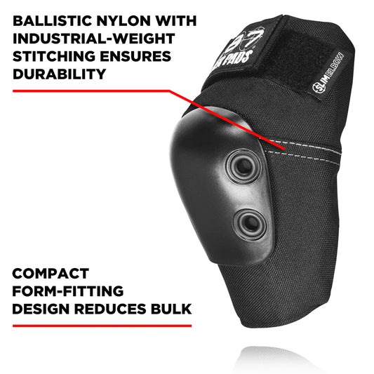 187 Killer Pads Slim Elbow Pads Black
