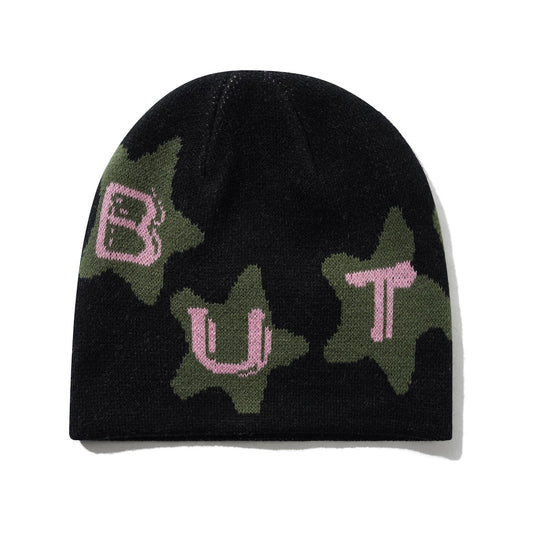Butter Goods Stars Skully Beanie Black