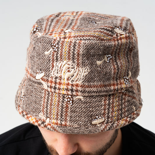 RIPNDIP Euphoria Bucket Hat (Brown Plaid)