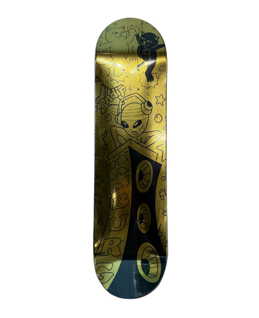 RIPNDIP HAMBURG Exclusive Skate Deck (gold) 8”