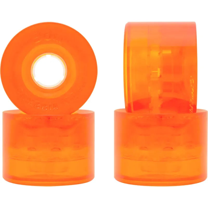 3DM Cambria Wheels 62mm 80a Clear Orange