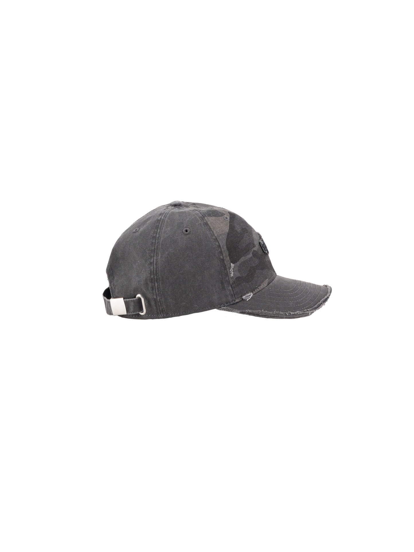 Alpha Industries Distressed Logo Camo Cap Black Camo-125