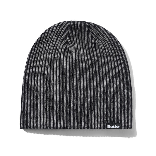 Butter Goods Ribbed Skully Beanie Black