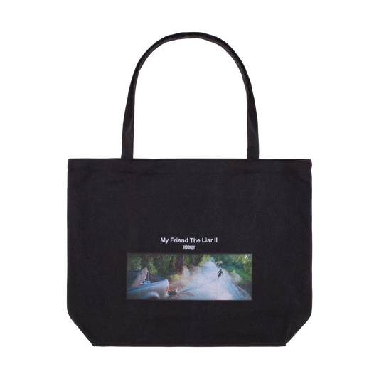 Hockey Skaterboard MY FRIEND, THE LIAR II TOTE BAG