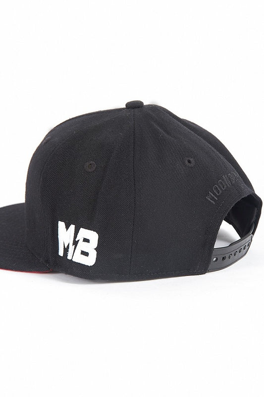 MOONBOOTICA Logo Snapback - BLACK/RED