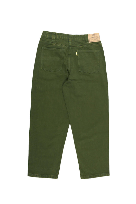 Theories Of Atlantis Plaza Jeans Washed Army Green