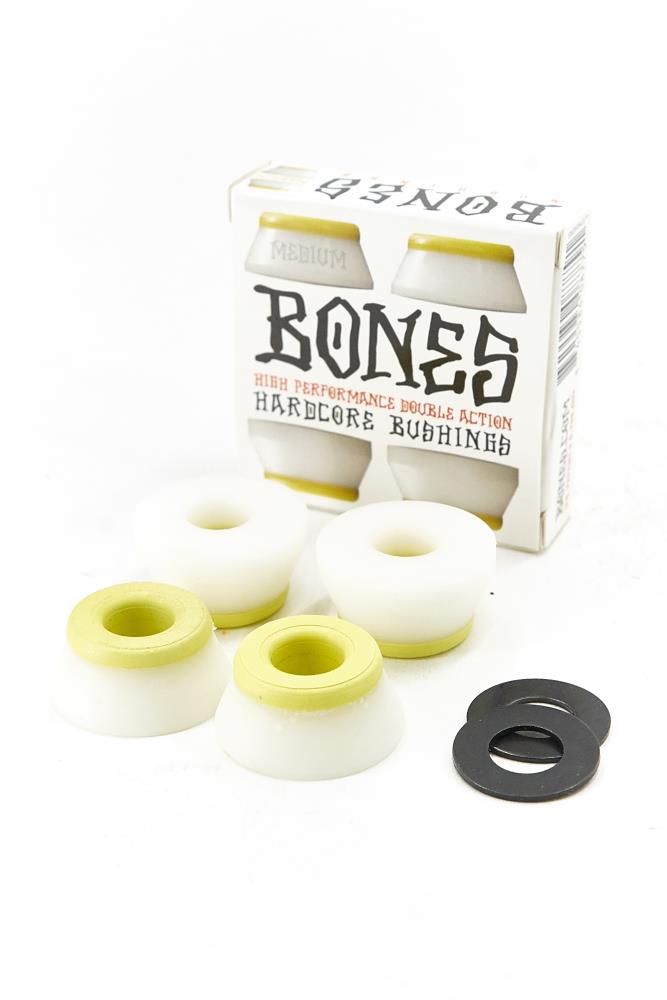 BONES Hardcore Bushings Medium 91A White Yellow
