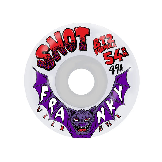 Snot Franky Villani Conical 54mm 99A Wheels CLEAR