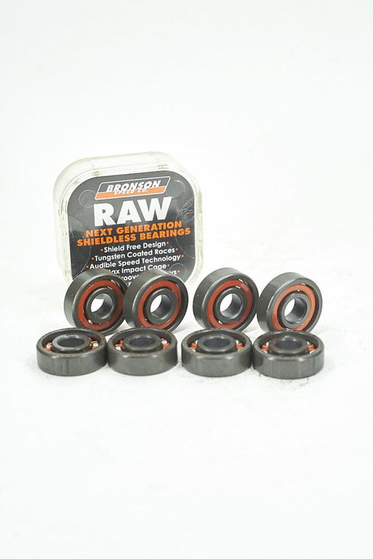 Bronson Speed Co. Bearings Raw Grey Orange