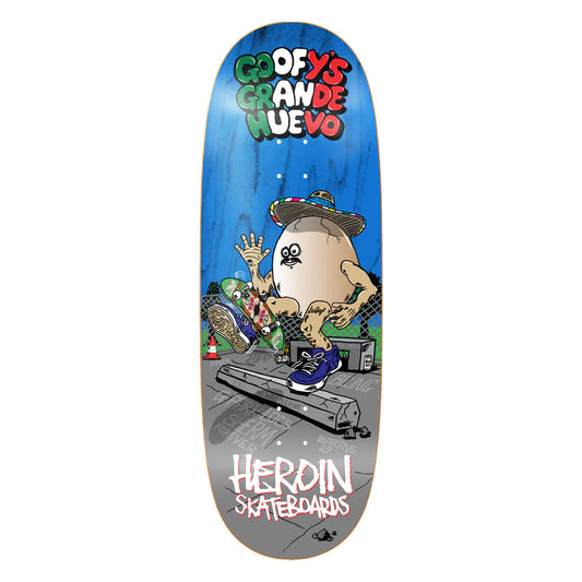 Heroin Skateboard Goofy's Grande Egg Deck