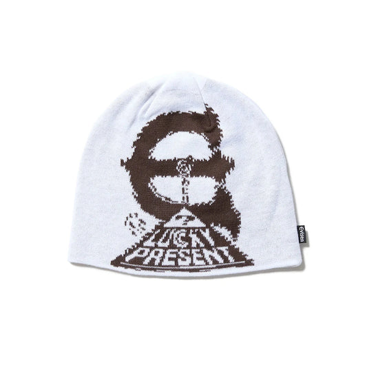 Evisen ATARI LOGO BEANIE White