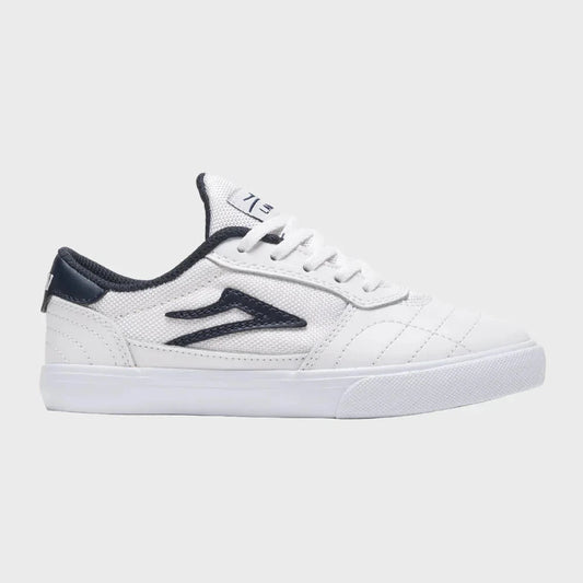 Lakai Cambridge Kids - White/Navy Leather