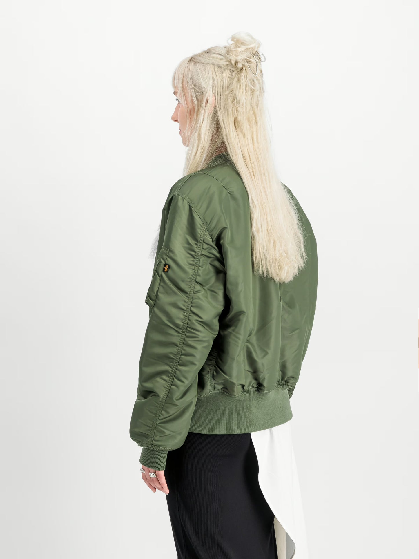 Alpha Industries MA-1 Heritage Bomber Jacket Sage-Green-01
