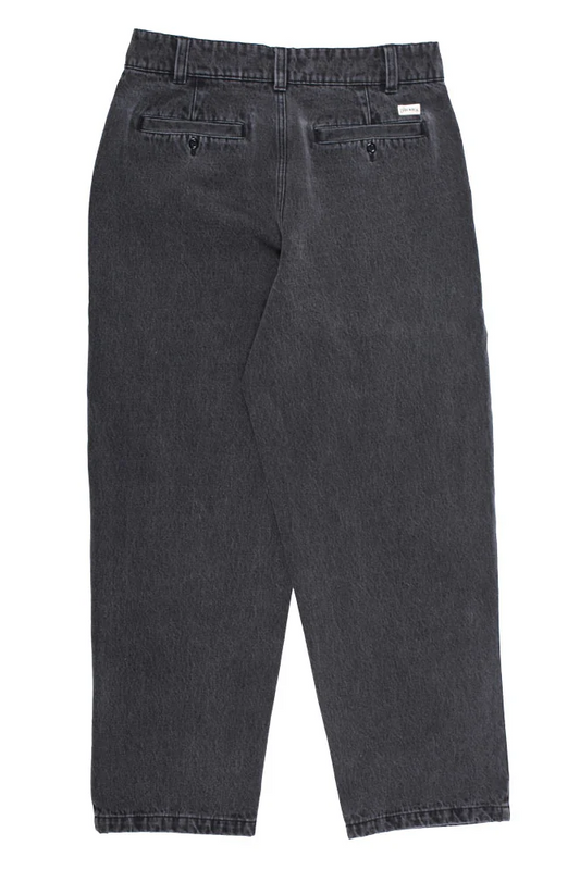 Theories Of Atlantis Belvedere Pleated Denim Pants BLK