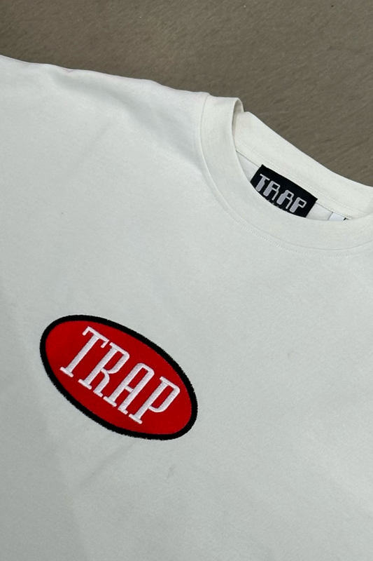 Trap Payday Embroidered Oversize Tee Offwhite