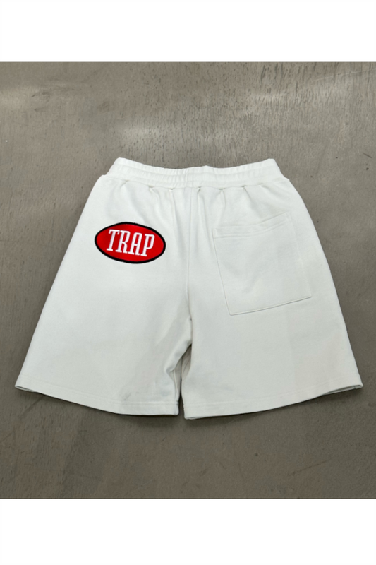 Trap Payday Embroidered Sweatshorts Off White