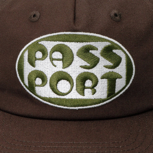Pass~Port Rounded Workers Cap Choc