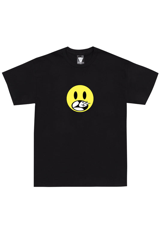Limosine Skateboards Happy Face Tee Black