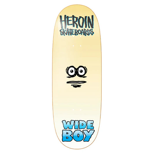 Heroin Skateboard WIDE BOY FACE DECK 10.75"