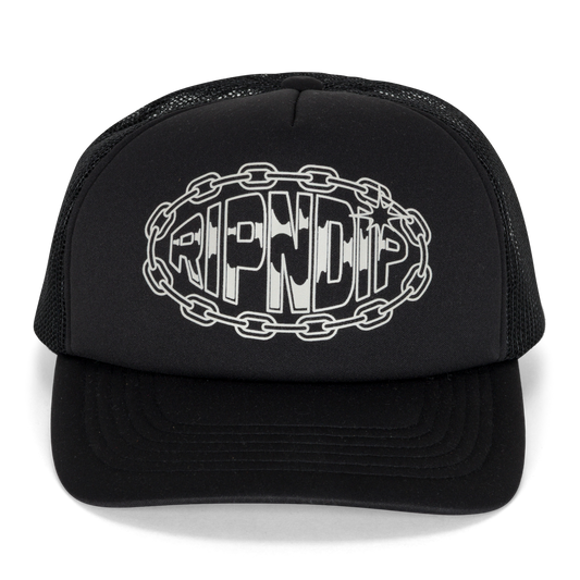 RIPNDIP Linked Up Trucker Hat (Black)