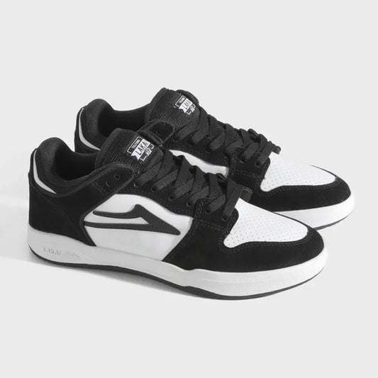 Lakai Telford Low - Black/White Leather