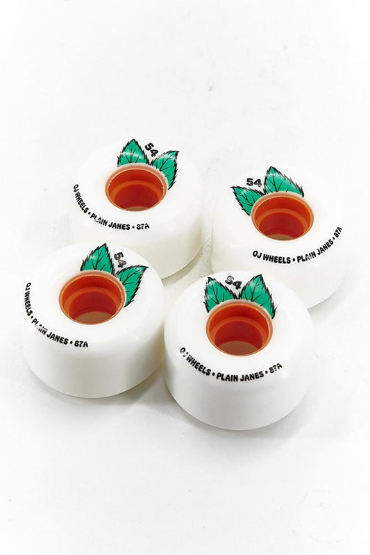 OJ WHEELS Plane Jane Keyframe 87A Wheels White