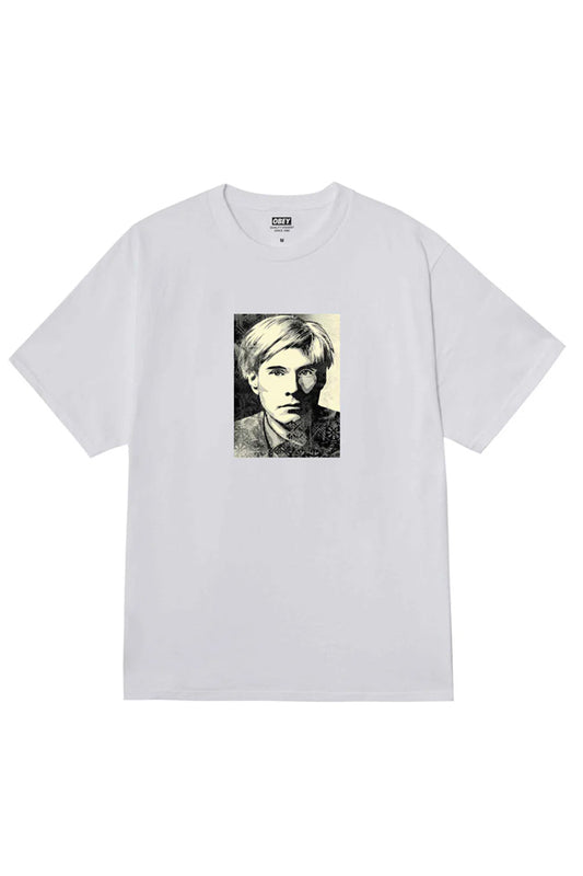 Obey Warhol Tee White