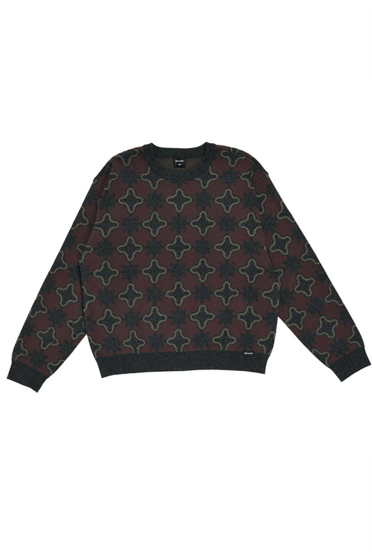 Quasi Skateboards Linkage Sweater Umber