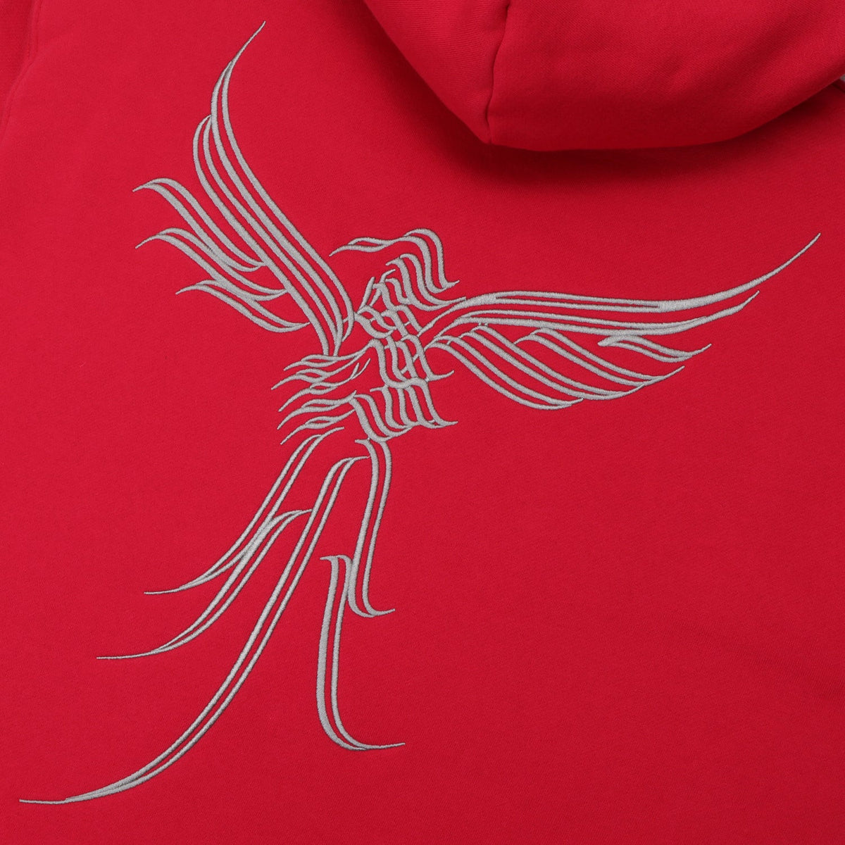Pass~Port Calligraphy Zip Hood Red