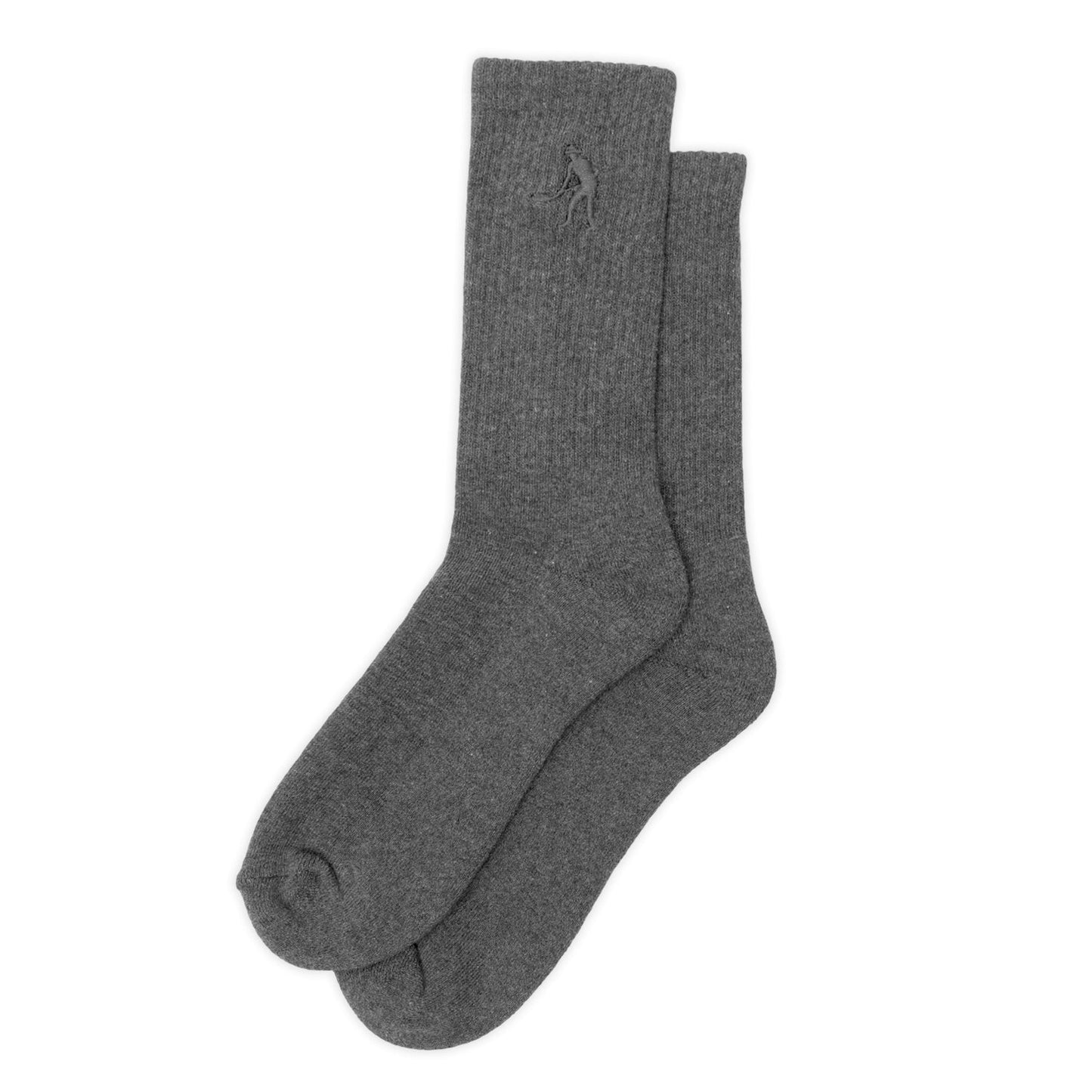 Pass~Port Solid Heather Workers Sox Black