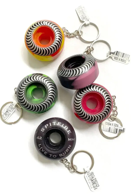 SPITFIRE Keychain Wheel Swirl Assorted Colors
