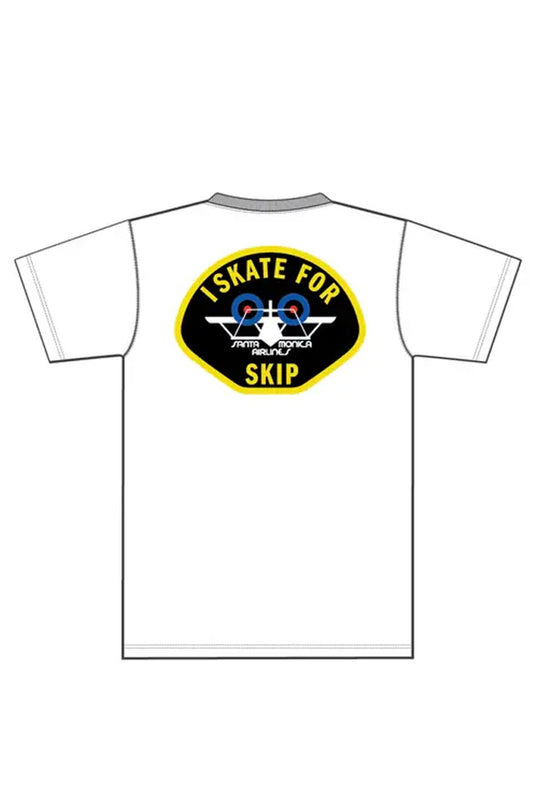 Sidewalk T-Shirt I Skate For Skip White