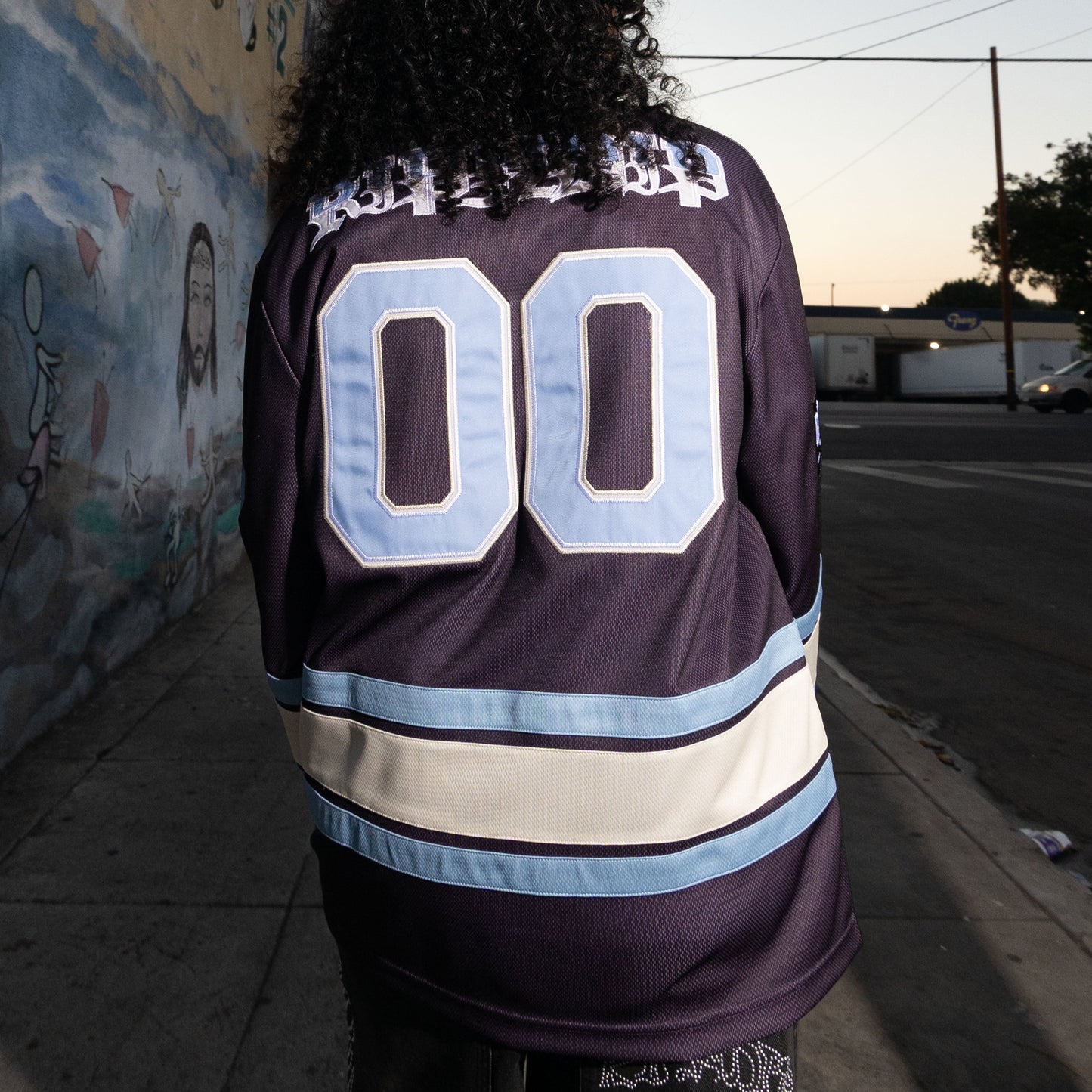 RIPNDIP No Days Off Hockey Jersey (Plum)