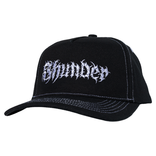 Thunder Vertebrae Script Snapback Black
