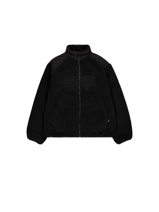 Alpha Industries Sherpa Logo Jacket Black/Black