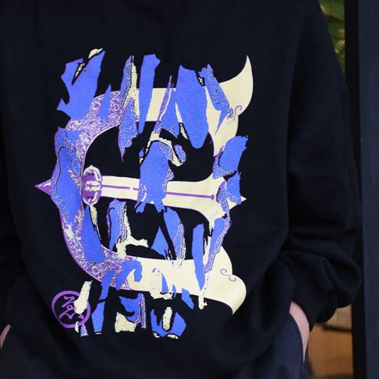 Evisen Skull Camo Sweat Black