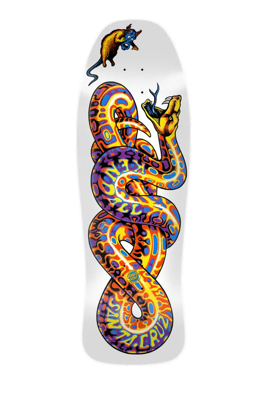 Santa Cruz Kendall Snake Reissue Deck White