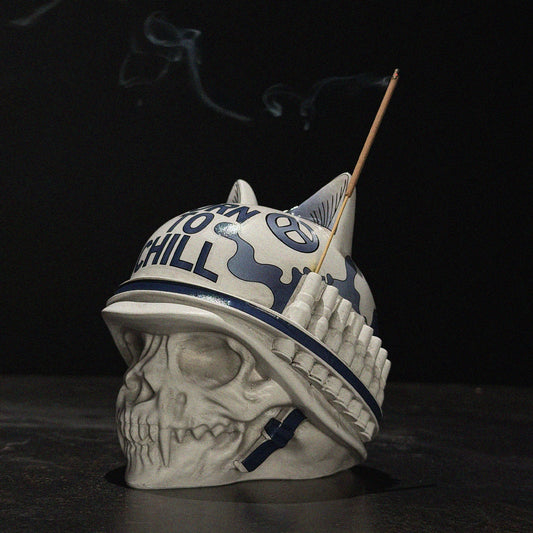 RIPNDIP Born To Chill Ceramic Incense Holder (Indigo)