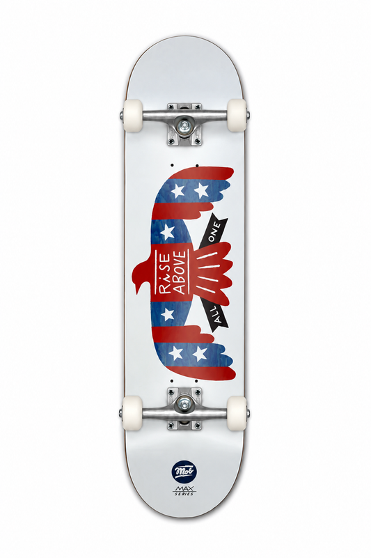 Mob Skateboards Rise Complete mit Polster-Trucks und MOB Wheels 53mm 99A