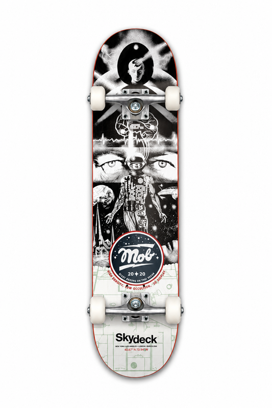 MOB Technoid Complete mit Polster-Trucks und MOB Wheels 53mm 99A