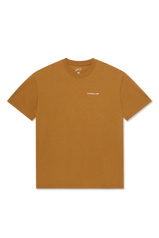Last Resort AB Atlas Monogram SS Tee Golden Brown White