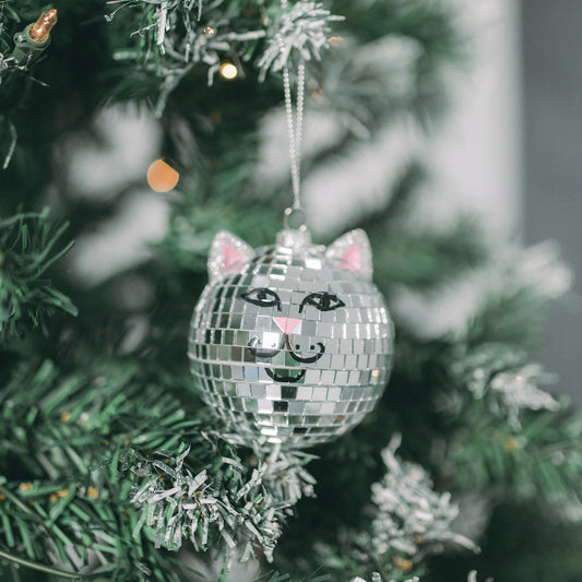 RIPNDIP Nermal Disco Ornament (Silver)