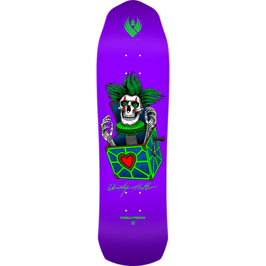 Powell Peralta FLIGHT PRO SHAPE 317 CHRIS HIETT SKULL Deck 8.5"