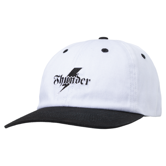 Thunder Bolt Script Snapback White/Black