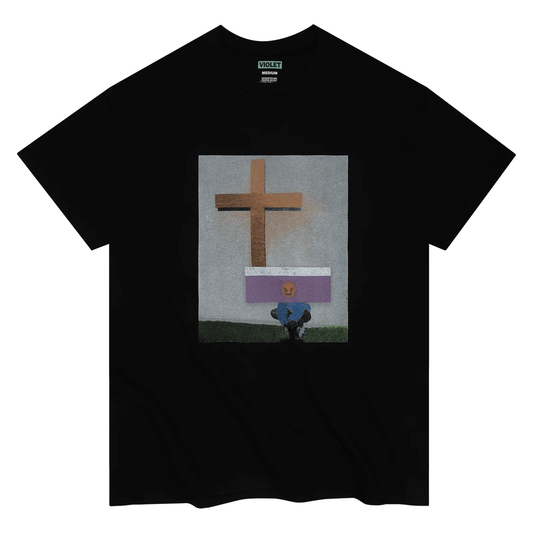 Violet TEAM CROSS TEE Black